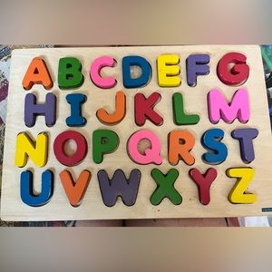 Wooden ABC puzzle